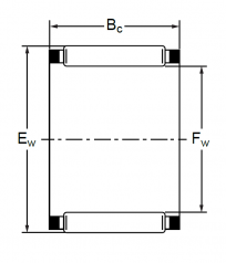 Подшипник Серия K и KT (подшипники без колец) Подшипник K 16x21x26.5 (KT) по выгодным ценам Узловая